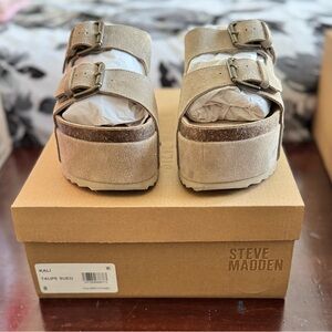 Steve Madden Kali Platform Sandal suede